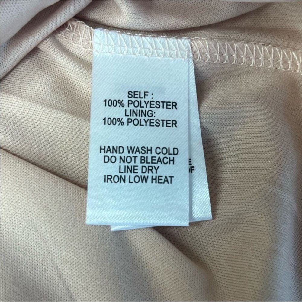 Lulu's Strapless Ruffle Textured Dress in Tan - Picture 12 of 16